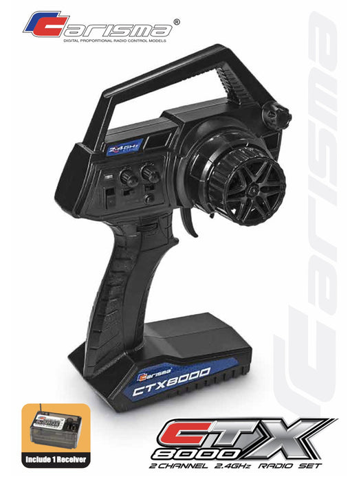 Carisma CTX-8000 2 Channel Pistol Radio with Receiver - CIS16378