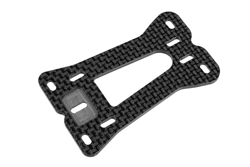 Corally Suspension Arm Mount Plate FSX-10 - Upper - Graphite - COR00120-003