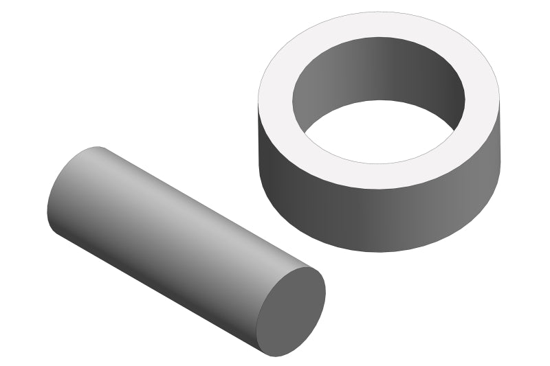 Corally Stub Axle Pin - for Slipper Shaft - Steel: Mammoth, Moxoo, - COR00250-066