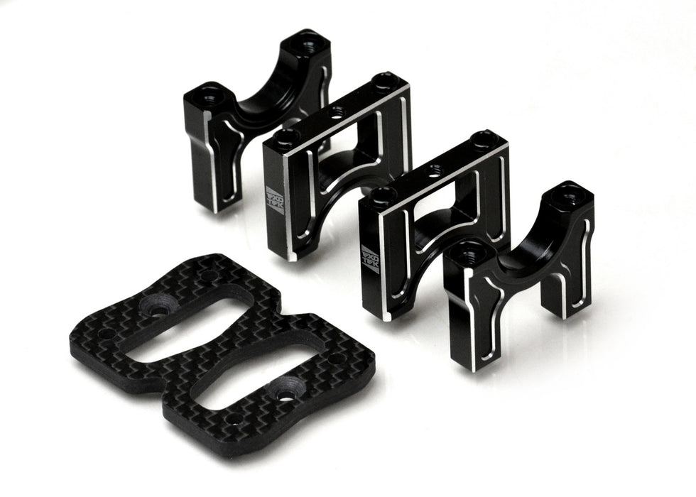 Exotek Racing HD Center Bulkhead Set, with Carbon Upper Plate, for EXO1924