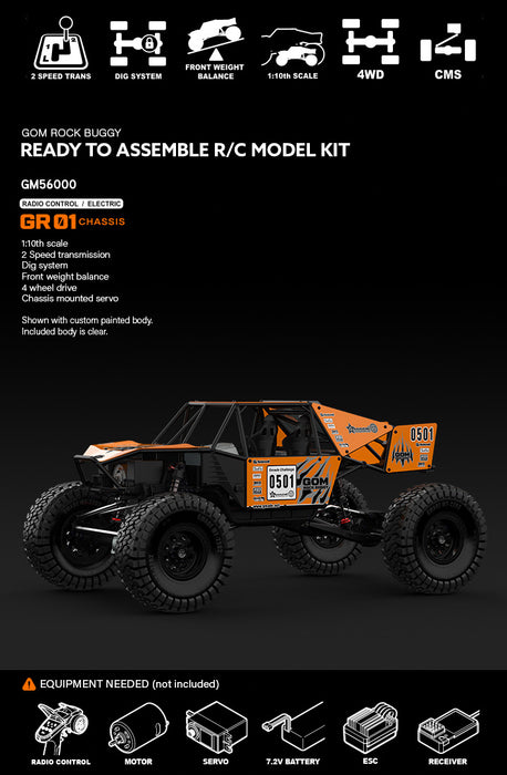 Gmade 1/10 GR01 GOM Rockbuggy  - GMA56000