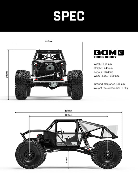 Gmade 1/10 GR01 GOM Rockbuggy  - GMA56000