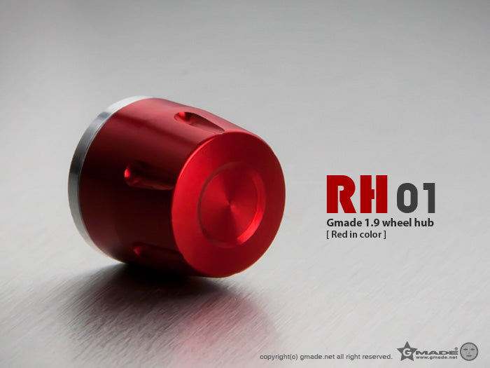 Gmade 1.9 RH01 Wheel Hubs (Red) (4)  - GMA70111