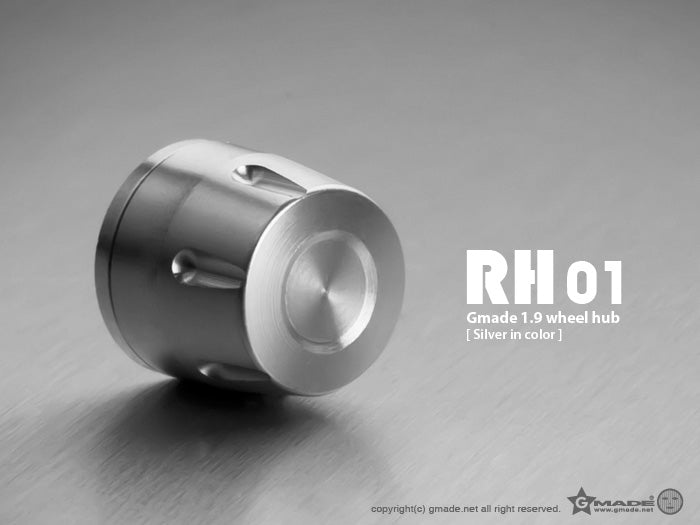 Gmade 1.9 RH01 Wheel Hubs (Silver) (4) - GMA70112
