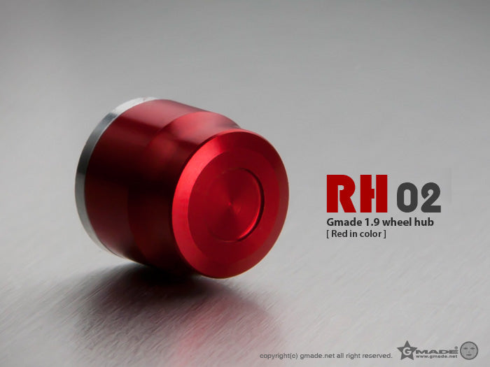 Gmade 1.9 RH02 Wheel Hubs (Red) (4)  - GMA70121