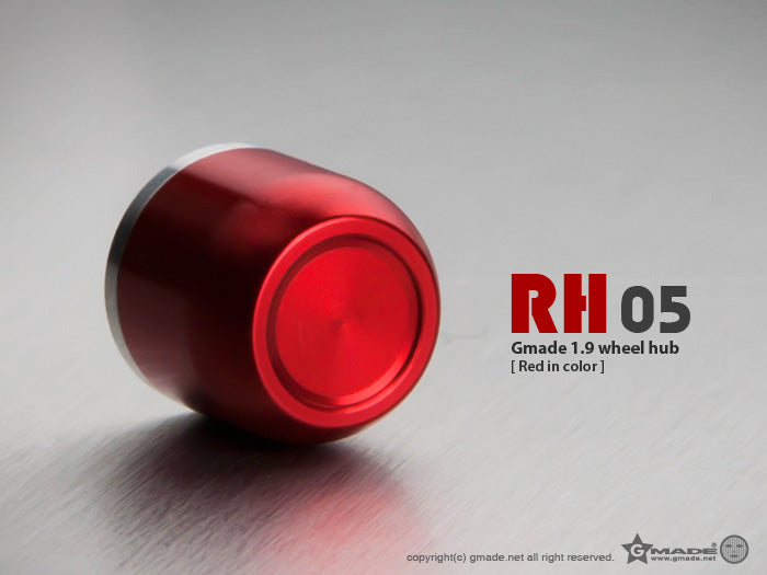 Gmade 1.9 RH05 Wheel Hubs (Red) (4)  - GMA70151