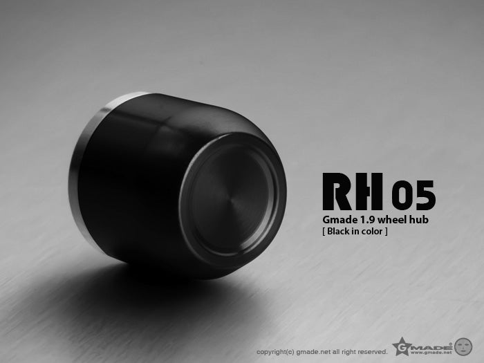 Gmade 1.9 RH05 Wheel Hubs (Black) (4) - GMA70154