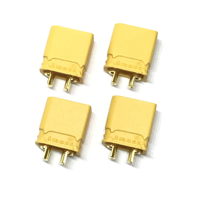 Maclan Racing XT30U connectors (4 Male)  - HADMCL4127