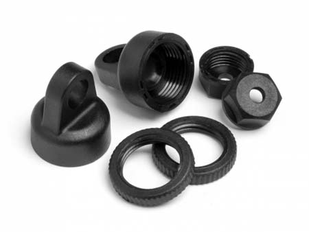 HPI Racing Shock Cap And Preload Collar Set - Blitz/Firestorm - HPI100317