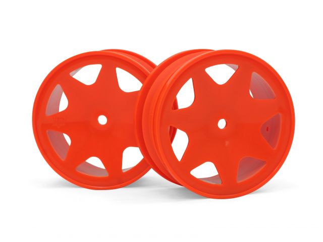 HPI Racing Ultra 7 Wheels Orange 30mm (2pcs) - HPI100622