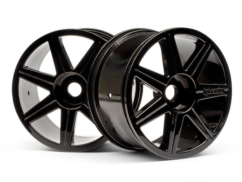 HPI Racing 7 Spoke Black Chrome Trophy Truggy Wheel - HPI101156