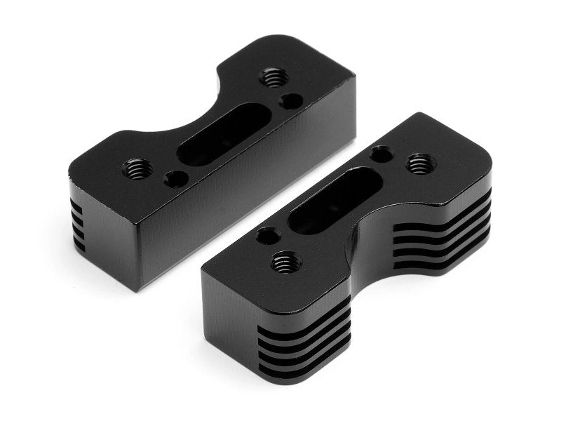 HPI Racing CNC Engine Cooling Mount Set Trophy 3.5/4.6 Series (Black) - HPI101771