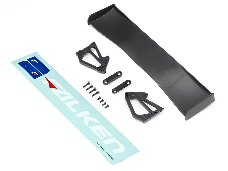 HPI Racing GT Wing Set (Type F / 10th Scale / Black) HPI109159