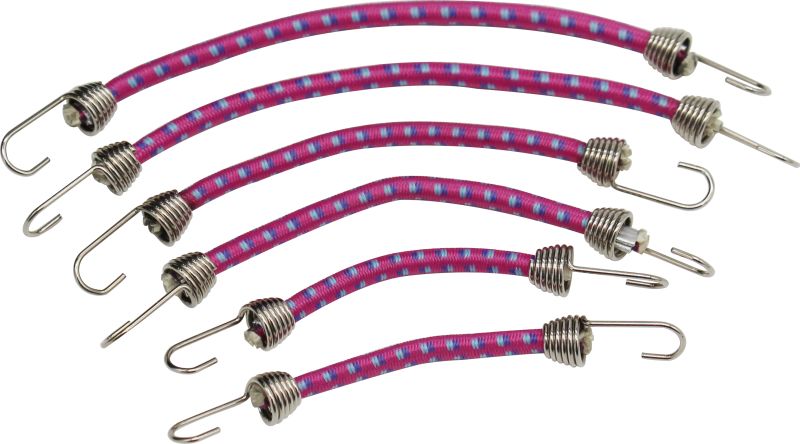 Hot Racing 1/10 Scale Purple with Blue Bungee Cord Set (6pcs) HRAACC468C87