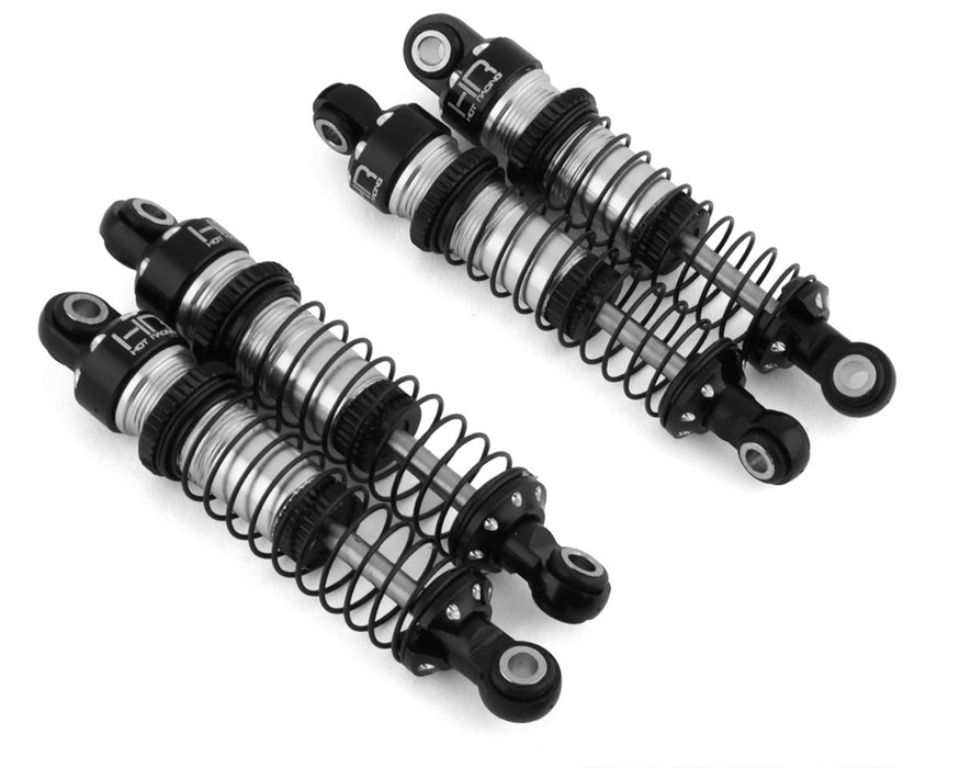 Hot Racing Traxxas TRX-4M Threaded Aluminum Shocks (Black) (4) HRATRXM51DP08