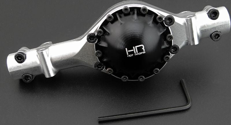 Hot Racing Aluminum Mid Axle Case, for Tamiya 1/4 Semi Truck Vehicles HRATTF12M01