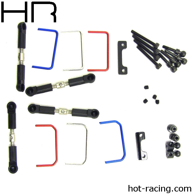 Hot Racing Full Sway Bar Kit, Includes Front and Rear HRAVXS311X01