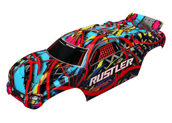 Traxxas 2WD Rustler Painted Body Hawaiian - 3749