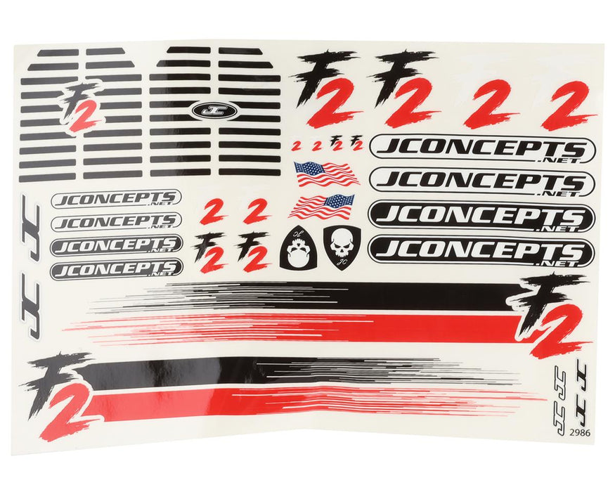 JConcepts Traxxas Sledge F2 Monster Truck Body (Clear) - JCO0479