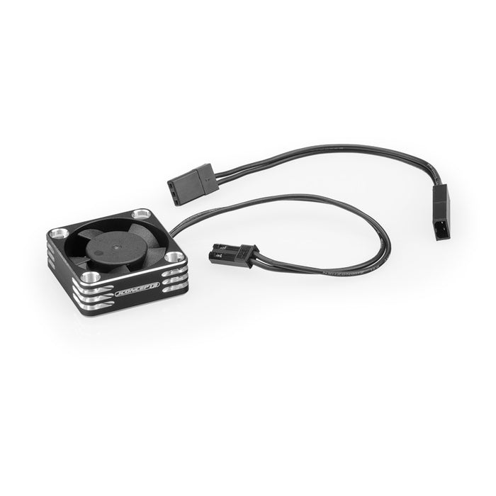 JConcepts High-Flow 30x30x10mm Aluminum Cooling Fan Black - JCO23332