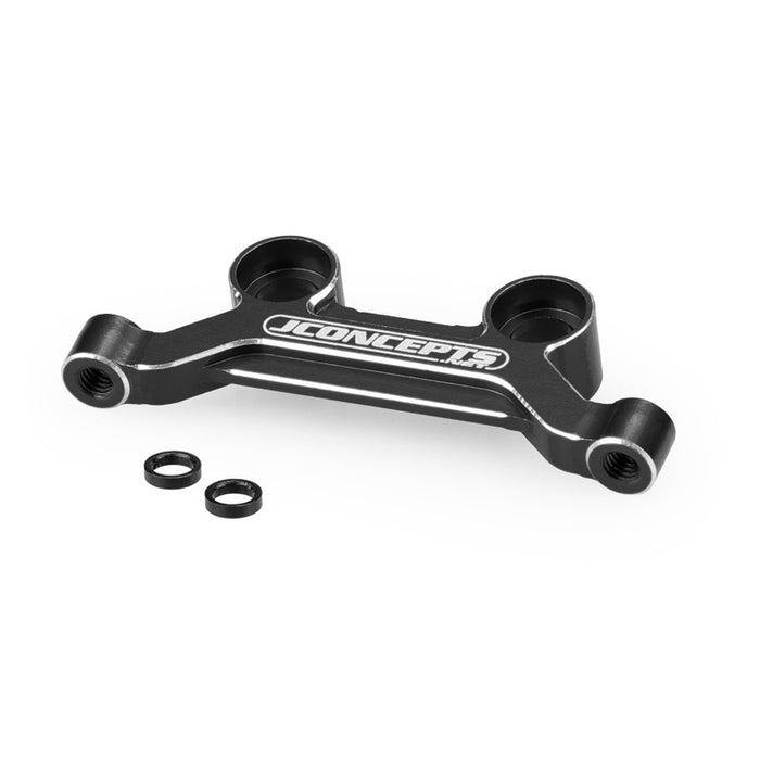 JConcepts Aluminum Steering Rack, Black, for Team Associated DR10 / SR10 / RB10 - JCO23522