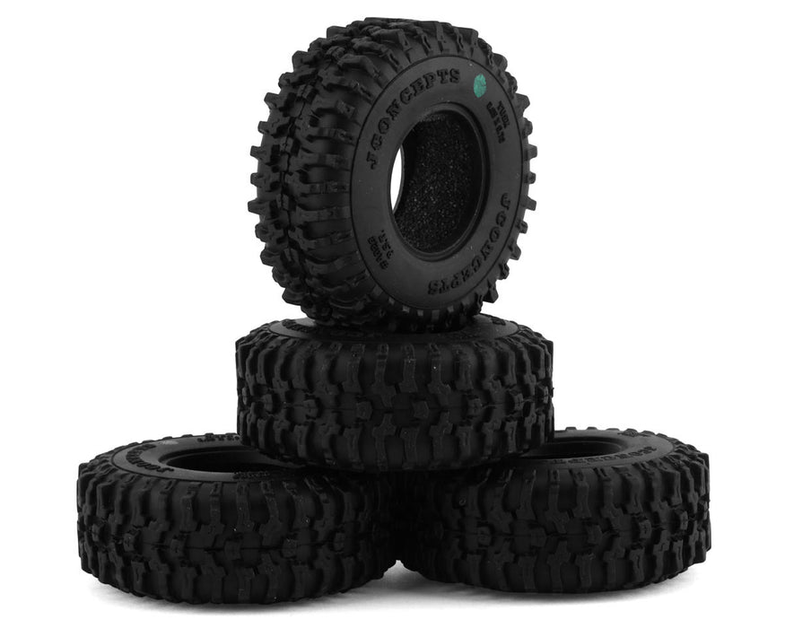 JConcepts Tusk 1.0" Micro Crawler Tires (4) (Green) - JCO402302