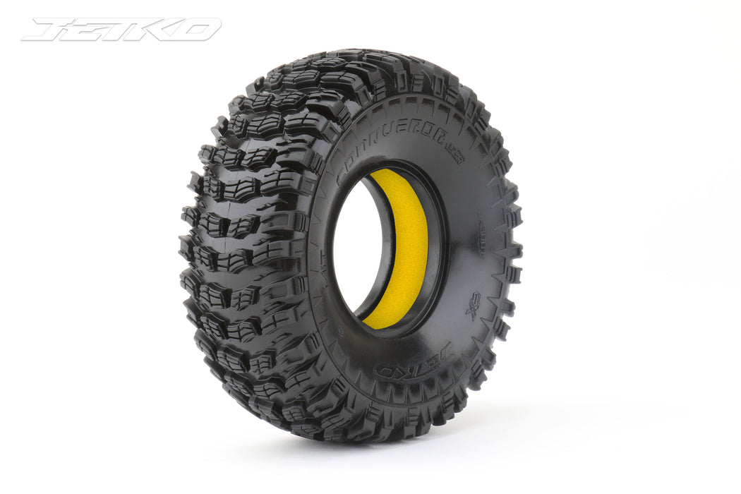 Jetko 1/10 1.9 Crawler Conqueror Tires, Ultra Soft, Yellow (2) - JKO3001US6212YL