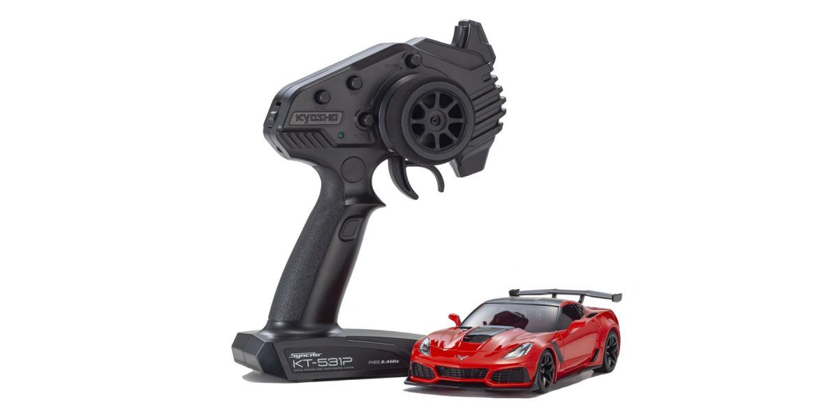 Kyosho MINI-Z RWD Corvette ZR1 RTR Torch Red - KYO32334R