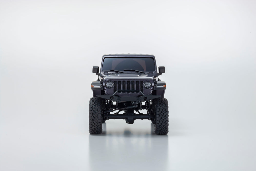 Kyosho Mini-Z 4x4 Jeep Wrangler Unlimited Rubicon Granite Crystal Metallic Readyset - KYO32521GM