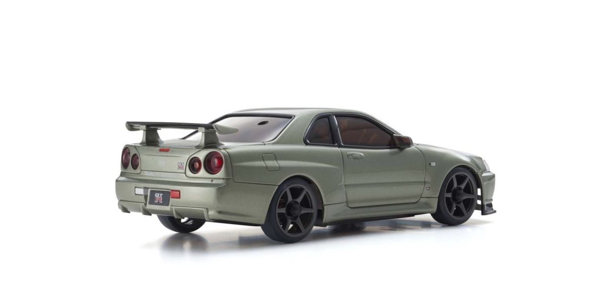 Kyosho MINI-Z AWD MA-020 Nissan Skyline GT-R (R34) V.Spec II Nur Millennium Jade Readyset - KYO32624MJ-B