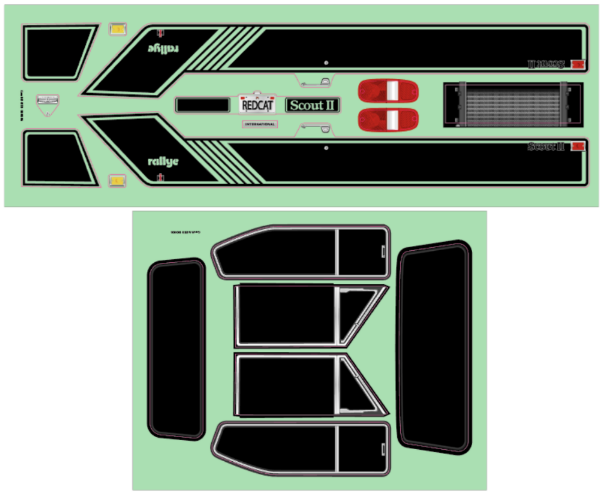 Redcat Racing Gen8 Sticker Sheet - RER11562