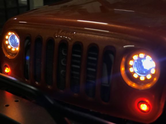 MyTrickRC Attack 17mm Yellow Halo Headlight MYKAA17Y