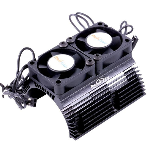 DC 5V Motor Heat Sink With Cooling Fan For 1/10 RC Cars (540/550 Motor) - Fits Traxxas, Axial SCX10, Redcat