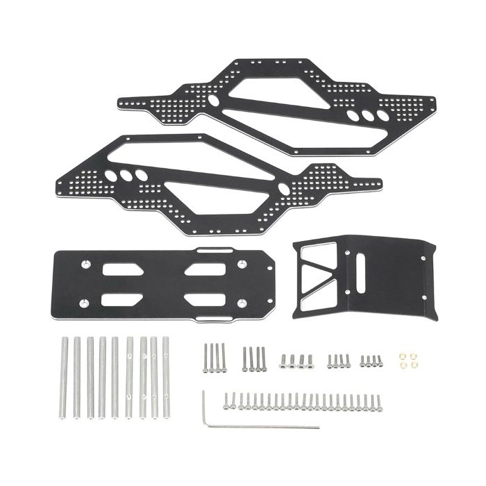 Aluminium Rock Racer  Conversion Chassis Kit Black