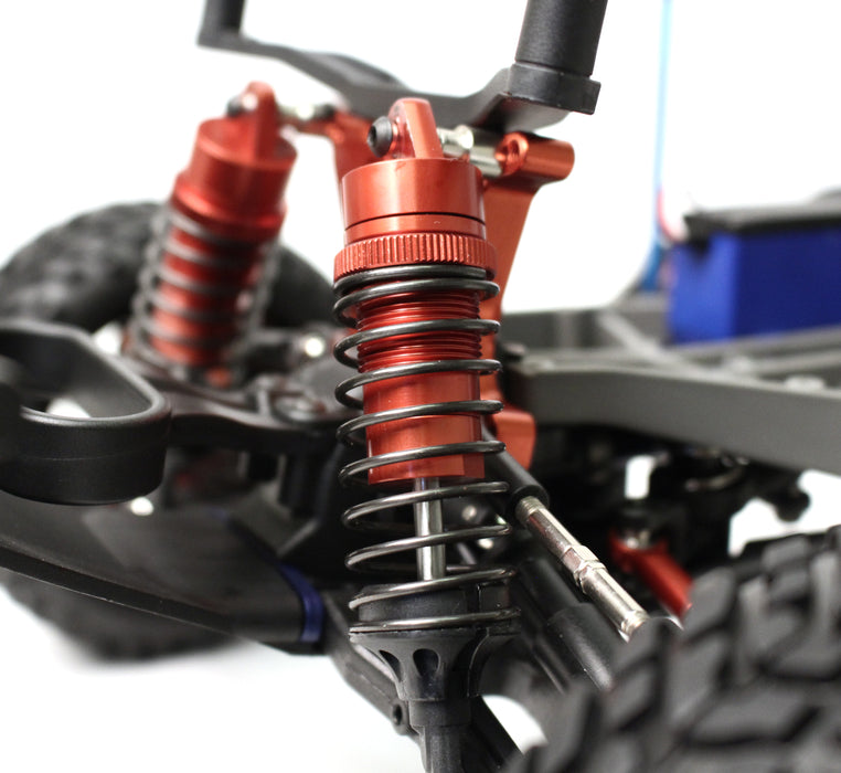 Slash 2/4WD Aluminum Front Shock (pr) - Red  RCE1849R