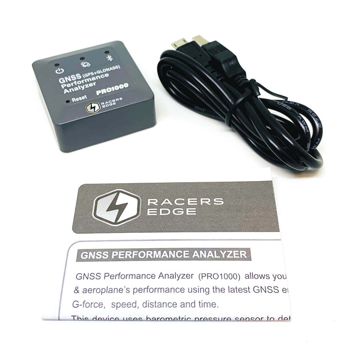 Racers Edge GNSS Performance Analyzer Bluetooth GPS Speed Meter - RCEPRO1000