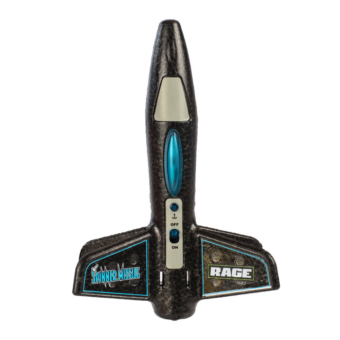 Rage RC Black Electric Free-Flight Rocket Spinner Missile RGR4130B