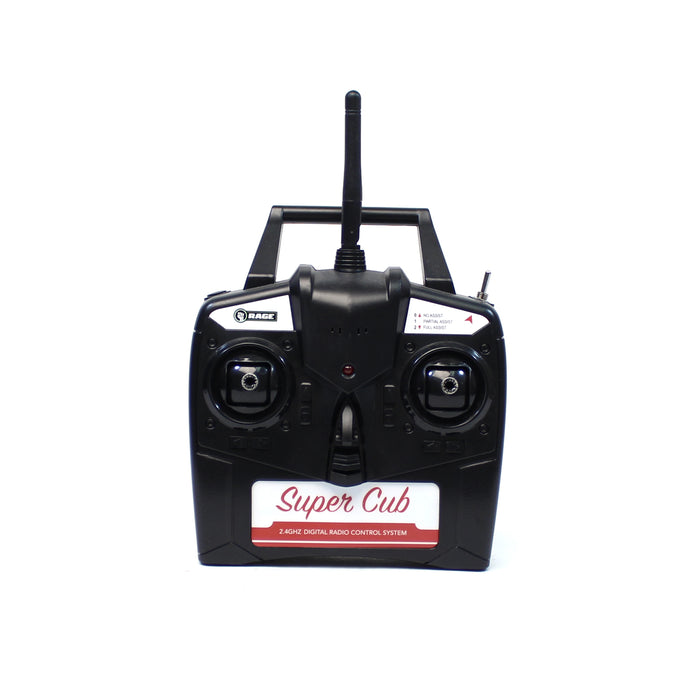 Rage R/C 2.4Ghz 4-Channel Transmitter, Mode 2; Super Cub 750 RGRA1153