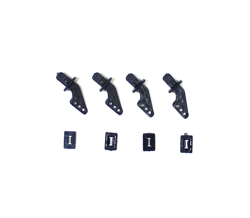 Rage R/C Servo Arms (Set of 4); Tempest 600, Super Cub MX, P-51, F4U, T-28 - RGRA1186