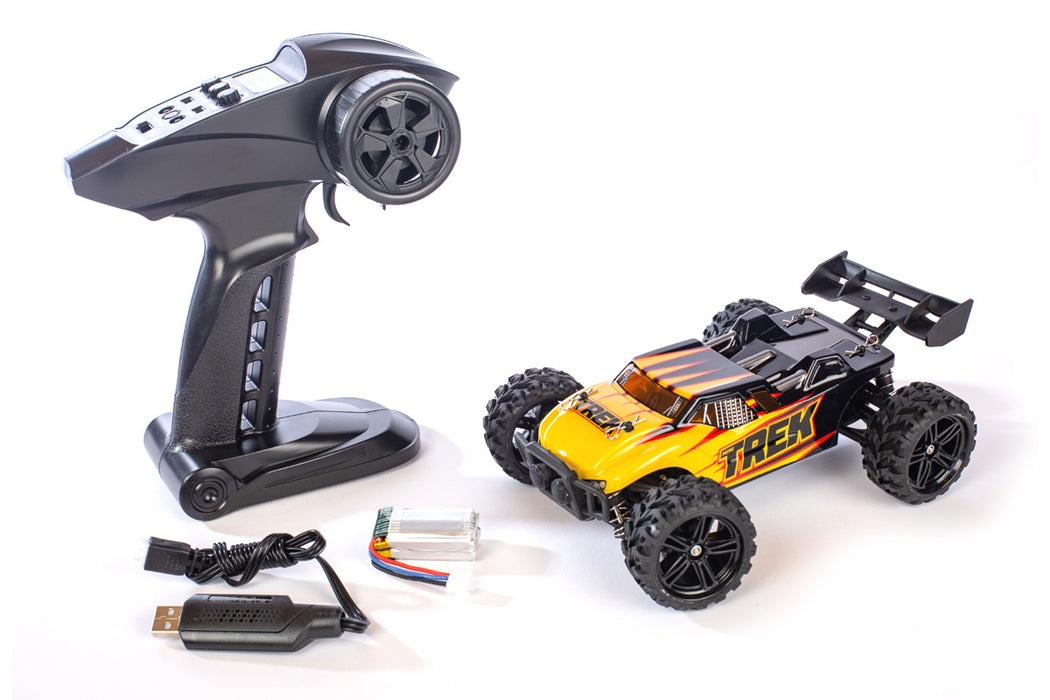 Rage RC Mini Trek 1/24 RTR Truggy (Yellow)