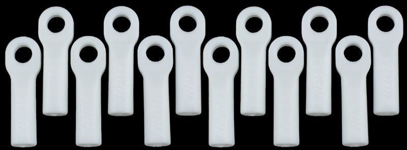 RPM Rod End Long Dyable White Traxxas (12) - RPM80511