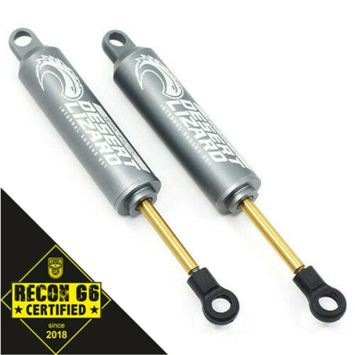 Yeah Racing 90mm Desert Lizard Two Stage Internal Spring Dampers (Pair) Gunmetal - DDL-090GM