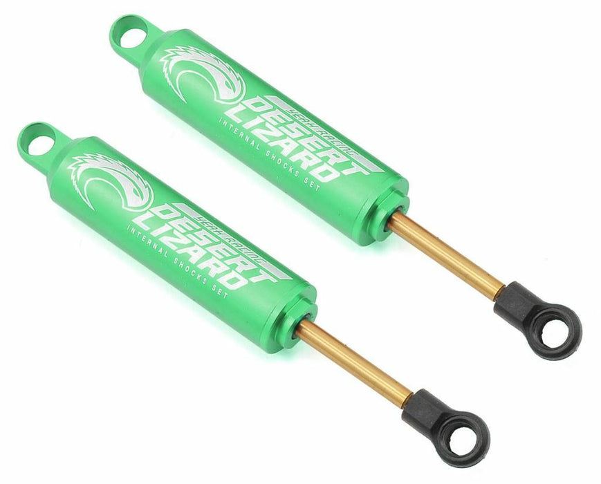 Yeah Racing 90mm Desert Lizard Two Stage Internal Spring Dampers (Pair) Green - DDL-090GN