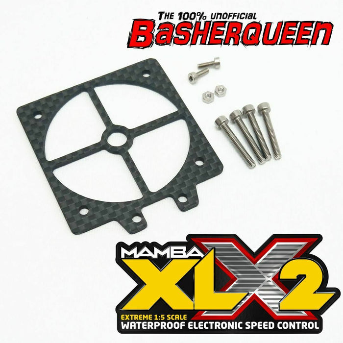 Basherqueen Carbon Fiber Switch Mount Castle Mamba XLX / XLX2 - BQNACCMXLX2