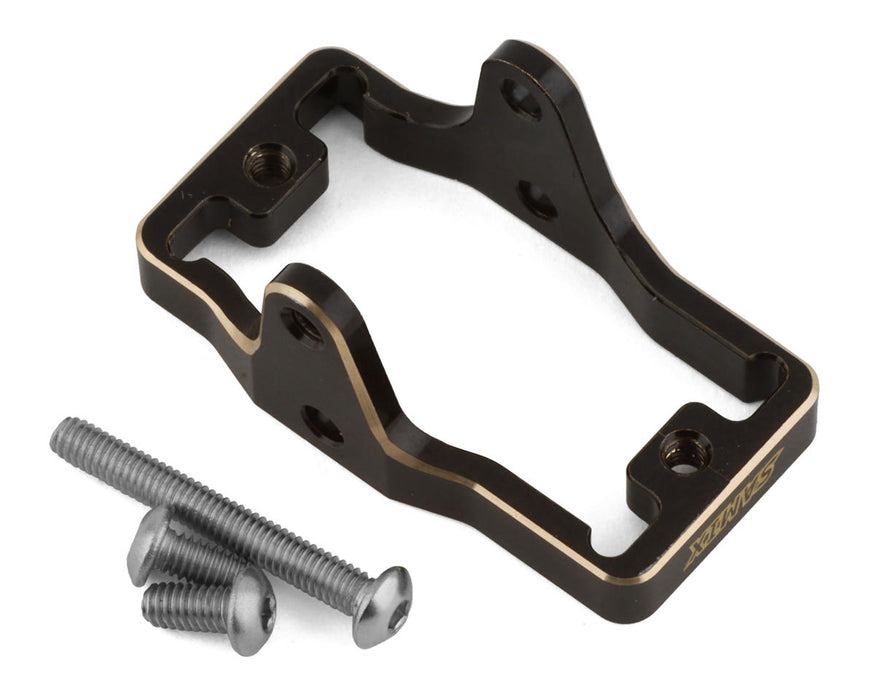 Samix TRX-4M Brass Servo Mount (Black) (11g) (Traxxas/EcoPower) - SAMTRX4M-4068