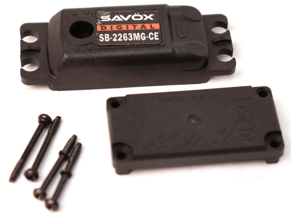 Savox Top & Bottom Case W/ Screws for SB2263MG-CE SAVCSB2263MG-CE