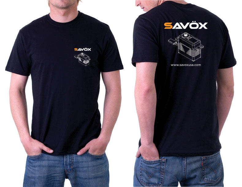 Savox Savox Black T-Shirt, X-Large SAVSHIRTXL