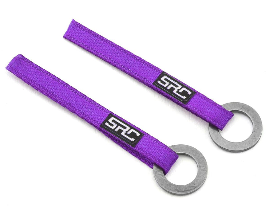 Sideways RC Scale Drift Nylon Tow Sling w/Ring Hook (Purple) (2) - SDW-TSL-RINGH-PU