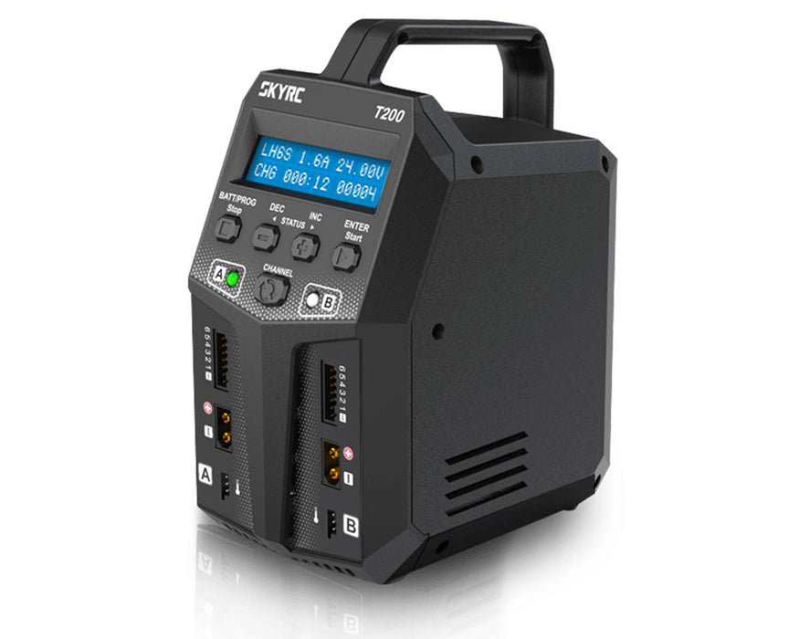 SkyRC T200 Dual AC/DC Battery Charger (6S/10A/100W) - SKY-100155-03