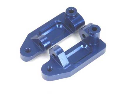 ST Racing Concepts Aluminum Caster Blocks, Blue, for Traxxas Slash / Stampede / Rustler / Bandit - SPTST3632B